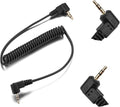 2.5mm-C1 Camera Remote Control Shutter Release Cable for Canon T6i T6S T5 T5i T4i T3i T3 T2i T1i XT XTi XSi SL2/ EOS M 700D 650D 600D 550D 500D 1100D 80D 70D 60D Series by HTBMALL