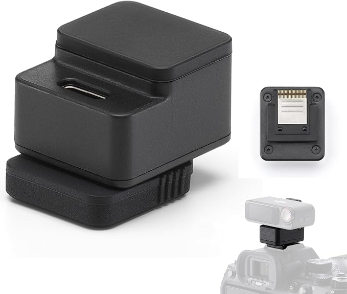 Original for DJI Mic 3/Mic Mini Camera Adapter, Connect Receiver for Sony A6700 ZV-E10 A7C A1 A9M3 FX3 Camera MI Hot Shoe,DJI Mic Mini Accessories by Unknown