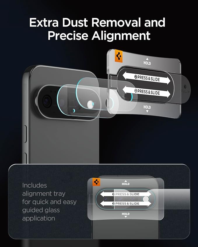 Spigen Glas.tR EZ FIT Pro Optik Camera Lens Protector for Pixel 11 Pro - Image 4