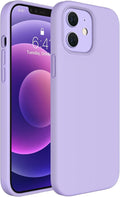 Miracase Silicone for iPhone 12 Case and iPhone 12 Pro Case, Violet | Liquid Silicone Gel Rubber Shockproof Drop Protection Phone Case for iPhone 12/12 Pro 6.1 inch by Miracase