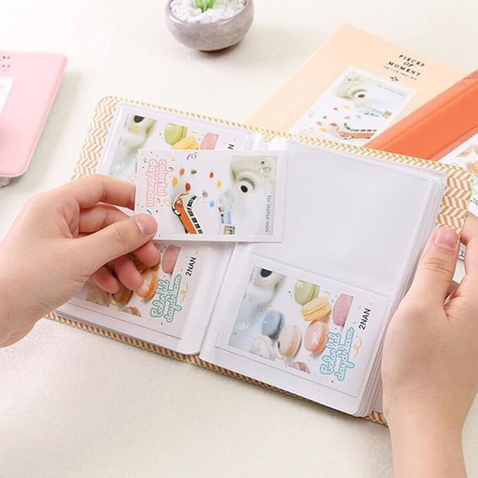 64 Pockets For Polaroid Photo Album Mini Instant Picture Case Storage For Fujifilm Instax Mini Film 8 Korea Instax Album-Green - Image 6