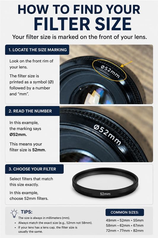 Tiffen 55mm CPL Circular Polarizing Filter Reduce Glare & Reflections | Reveals Details Hidden by Glare, Improves Image Contrast, Increases Color Saturation, Deepens Blue skies, Enhances Clouds - Image 11