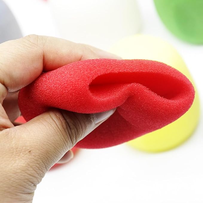 Yiasangly Microphone Cover, Thick Colorful Foam Mic Cover, Handheld Stage Microphone Windscreen, Reusable Foam Covers， Foam Micro Filter for Most Handheld Microphone for Karaoke DJ - 10 Pieces - Image 2