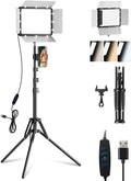 EMART 1-Pack LED Video Light Kit with Phone Holder & Barndoor | 2800-7000K Dimmable Studio Lights, 73'' Streaming Light for Video Recording, YouTube, Vlog, Photography, Content, Podcast by EMART