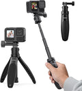 TELESIN 15.75'' Selfie Stick Tripod,Portable Camera Handle Grip Monopod | For GoPro 13 12 11 10 Max/Insta360 X5/AKASO/DJI Osmo Action 6 5 pro Osmo Nano Accessories by telesin