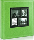 Ywlake Photo Album 4x6 500 Pockets Photos, Extra Large Capacity Family Wedding Picture Albums Holds 500 Horizontal and Vertical Photos Green by Ywlake