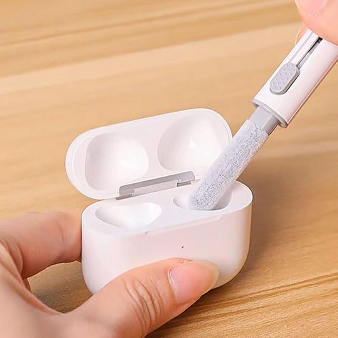 Cleaning Kits for Airpods Pro 1 2 3 Multi-Function Cleaner Pen Soft Brush for Bluetooth Earphones Case Cleaning Tools for iPhone 16 15 Pro Max Lego Camera Lens (White). - Image 6