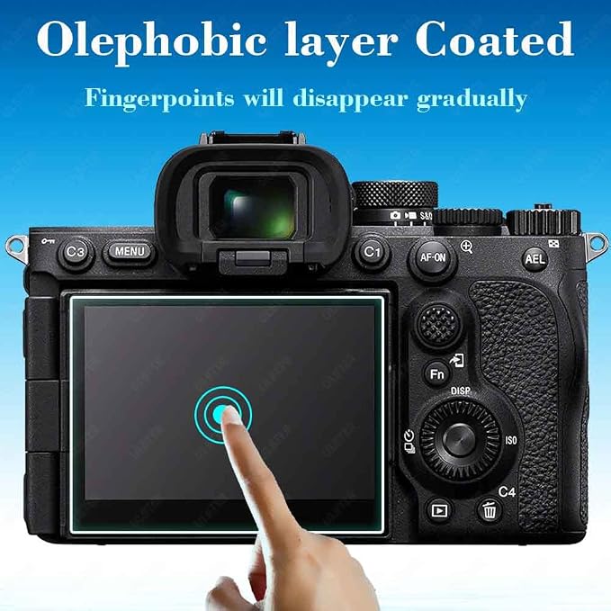 ULBTER Screen Protector for Sony Alpha A7V A7 V A7R VI A7R V [3+2Pack] | A7RVI A7R6 A7RV A75 A7R5 Tempered Glass + Hot Shoe Cover 0.3mm 9H Hardness Anti-Scrach Anti-Fingerprint Anti-Bubble - Image 5