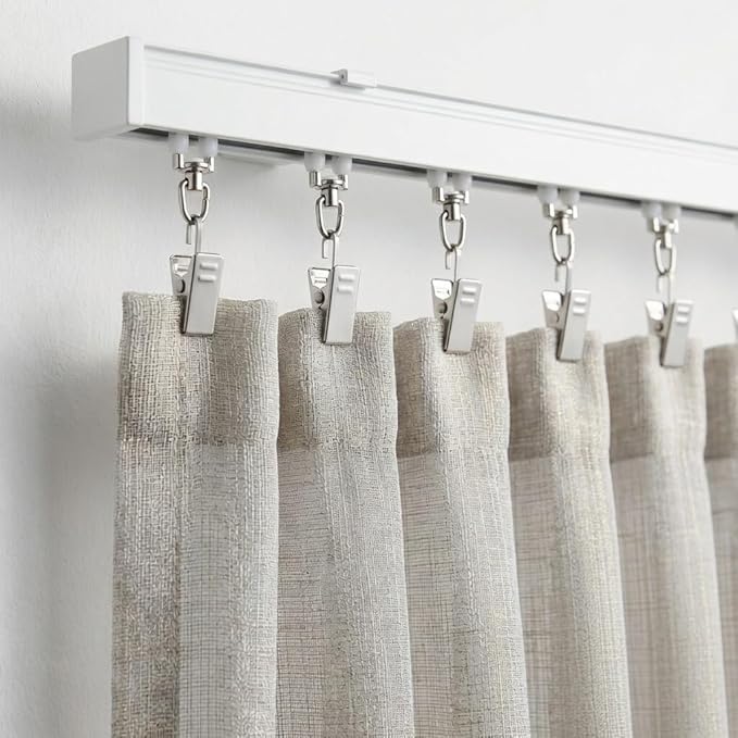 BIHRTC Pack of 50 Curtain Clips Stainless Steel with Hooks Lights Hanger | Thickening Small Metal Wire Holder for Shower Home Decoration Photos Picture Arts Crafts Display Outdoor Activities Supplies - Image 6