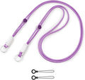 VOVMOEYA Camera Strap,Long Neck Strap for Fujifilm Mini 12/11/9/8/7+,Shoulder Strap camera strap Long Crossbody Lanyard for photographer Camera/Badge Holder/Keys/Wallet Multi-Function Lanyard(Purple) by VOVMOEYA