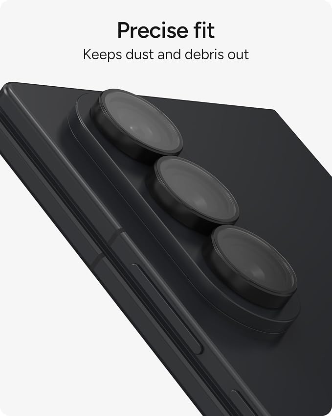 ZAGG Glass Elite Samsung Galaxy Z Fold8 Ultra Camera Lens Protector | Anti-Reflective, 5X Stronger Impact & Scratch Resistant Aluminosilicate Glass - Easy Installation, Smudge-Free Surface - Image 7