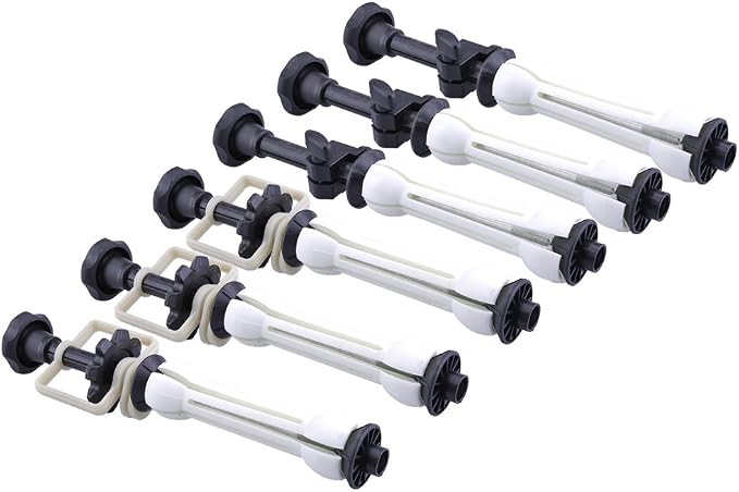 NEEWER Photography 3 Roller Wall Mounting Manual Background Support System with 2 x Tri Fold Hook, 6 x Expand Bar, 3 x Chain, Load Capacity per Roller: 22lb/10kg - Image 5