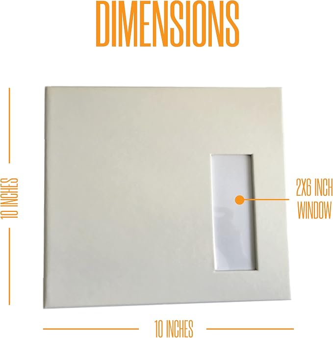 2x6 Strip Album, White Cover White Pages, 2 Gel Pens, 20pk | Leather-cover photo strip scrapbook journal holds 2x6 photos. Album guest book for weddings, graduations, anniversaries. - Image 4