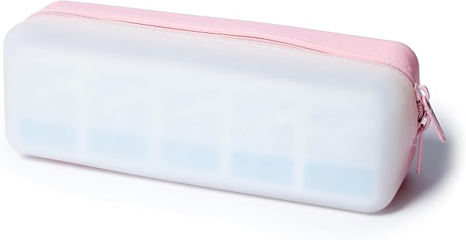 Daily Contact Lens Travel Case, R&L Labels, 30-Lens Holder (Pink) - Image 2