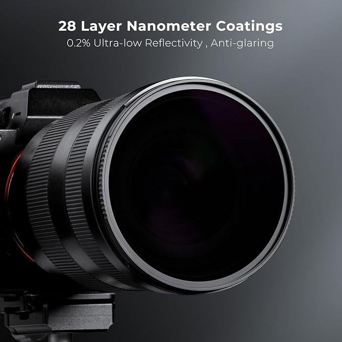 K&F CONCEPT 49mm ND100000(16.6 Stops) High Definition ND Lens Filter | Optical Glass Fixed Neutral Density Lens Filter with 28 Multi-Layer Coatings (Nano X Series) FN706 - Image 6