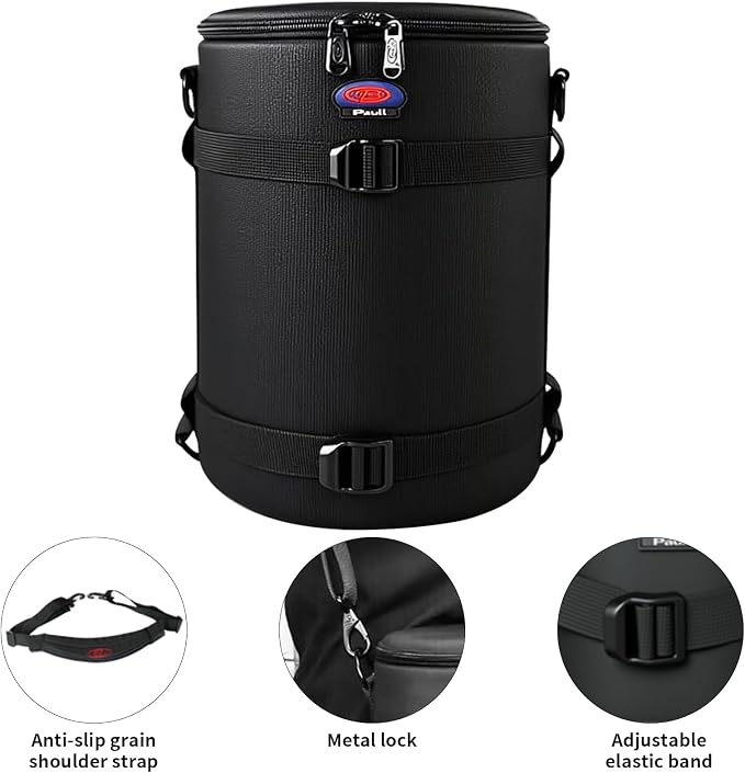 Camera Lens Case,Fits 6.50" x 9.06" DSLR Lens,Protective Carry Pouch | Soft Padded Lens Bag with Zippered Closure, Dustproof and Water-Resistant, Fits Pentax, Olympus, Panasonic & More - Image 5