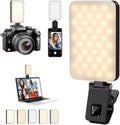 Selfie Light for iPhone,Portable Phone Clip on Light,Rechargeable LED Ring Light for Phone,Video Recording,Camera,Laptop,TikTok,Tablet,Vlog,Computer,5 Lighting Modes,80 LED High Power by PIDINUK