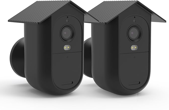 HOLACA Protective Silicone Skin for Arlo Essential Security Camera(2nd&3rd) | Anti-Scratch Cover - Extra Protection, 2 Pack-(Not for Essential XL Version) by HOLACA