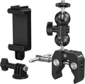 SMALLRIG Camera Mount Kit, Ball Head Magic Arm With Clamp, Super Clamp With Non-Slip Threads for GoPro, Webcam, Camera, Phone, Monitor and Light by SmallRig