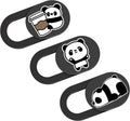 Laptop Camera Cover Slide, Panda Webcam Cover, 0.02 inch Cute Laptop Accessories for iPhone iPad iMac MacBook Pro Air Laptop PC Smartphone Tablet, Camera Privacy Covers Protect Your Visual Privacy by HKDGYHON