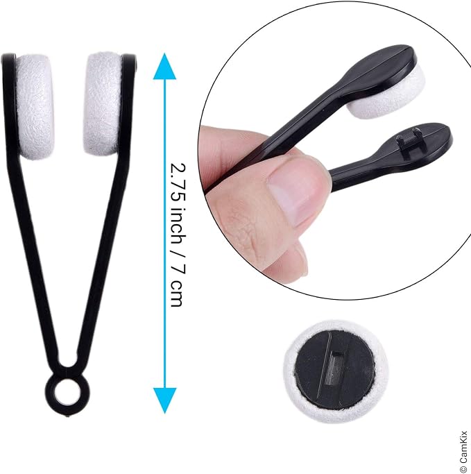 Cleaning Kit for Eyeglasses/Sunglasses - Lens Cleaning Tool with 2 Sets of Spare Pads, Lens Cleaning Spray Bottle, 3 Microfiber Cloths - Quick and Easy to Use - Immaculate Results - Image 4