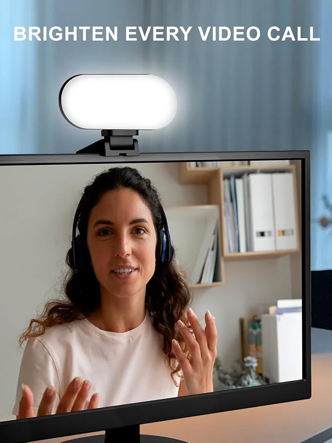 Video Conference Lighting & Computer Light – USB LED Panel for Laptop & Desktop, Plug-and-Play Webcam Light for Zoom, Teams, Streaming & Remote Work, 3 Color Modes & 10 Brightness Levels - Image 8