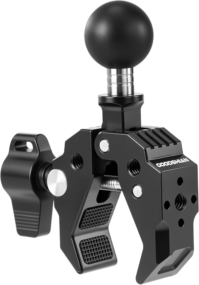 Heavy Duty 1 Inch Ball Head Clamp Mount by GOODSHIAN