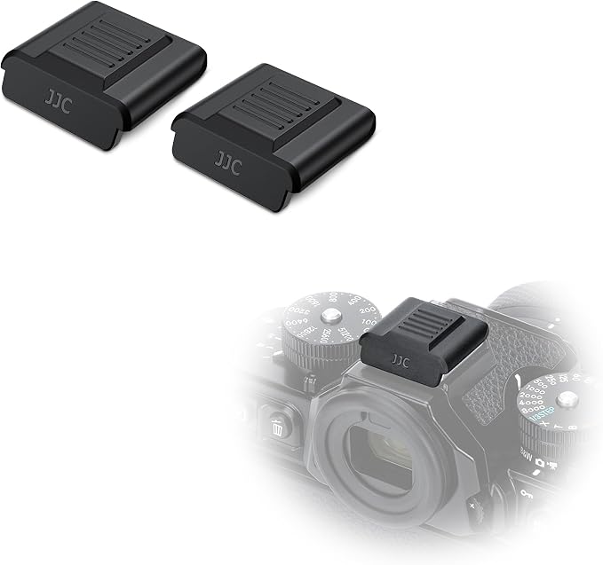 JJC 2-Pack Hot Shoe Cover Cap for Nikon D850 D7500 Z50 II, Full-Coverage | Anti-Scratch & Dustproof, for Nikon Z50II Z5 II Z6 III Z6 II Z7 II Z8 Zfc D7500 D7000 D5500 D3500 D750 D610 D90 Camera by JJC