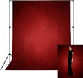 8x10ft Abstract Dark Red Photography Backdrop for Professional Studio Backgrounds Retro Red Photo Backdrop Prop Portrait Photo Backdrops for Photoshoot Ombre Backdrop Curtains Rod Pocket on Top by Naykaly