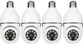 Light Bulb Security Camera -5G& 2.4GHz WiFi 2K Security Cameras Wireless Outdoor Motion Detection and Alarm,Two-Way Talk,Color Night Vision,Human Detection, Bulb Camera Compatible with Alexa 4Pack by WESECUU