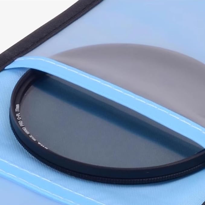 Camera Filter Pouches Lens Filter Case for Up to 82mm Circular and Square Foldable Canvas Bag for Travel Use - Image 8
