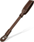 Vintage Brown Leather Camera Wrist Strap – Adjustable Safety Hand Strap for DSLR, SLR, and Mirrorless Cameras (Compatible with Fujifilm X Series and Compact Models) by Unknown