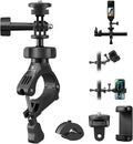 K&F CONCEPT Handlebar Bike Mount, 360° Rotation Camera Clamp Mount | with 1/4" Screw Compatible with Hero 13/12/11/10, Osmo Action 6 5 4 Pro, 360 X5 X4 and Smartphones, MS69 by KFCONCEPT
