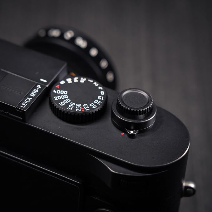 Camera Soft Release Button, 13mm Brass Shutter Button, Black | For Fujifilm X-T5/X-T4/X-T3/X-T30/X100VI/X100V, For Leica M Series, For Nikon Zf/Df,Screw-In, Knurled Grip - Image 2