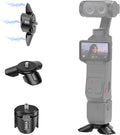 VRIG Magnetic Mini Tripod for DJI OSMO Pocket 4P/4/3 & Insta360 Luna Ultra | Auto-Deploy Aluminum Small Desktop Camera Stand with 1/4" Screw for Insta360 X6/X5/X4,Travel Vlog Action Camera Accessories by VRIG