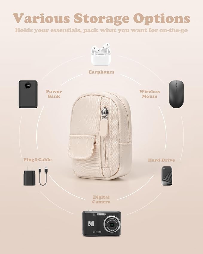 Soft Camera Case for Digital Camera KODAK PIXPRO FZ55/ FZ45/CAMKORY DC403 | Travel Camera Pouch, Carry Case Bag Cute Small - Image 5