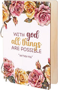 SUPERDANT With God All Things Are Possible Greeting Card Holder Organizer Wooden Card Keeper Binder Planning Book Birthday Cards Keeper Photo Album Graduation Wedding Planner Journal Keepsake Gift by SUPERDANT