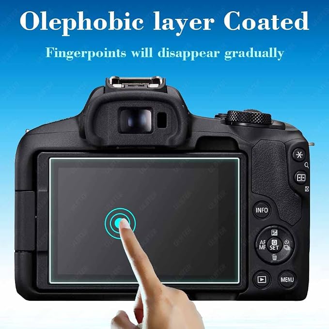 ULBTER Screen Protector for Canon EOS R50 EOS R8 EOSR50 Camera [3 Pack] | [Not for EOS R50V] 9H Tempered Glass Edge to Edge Protection Anti-Scrach Anti-Fingerprint Anti-Bubble - Image 4