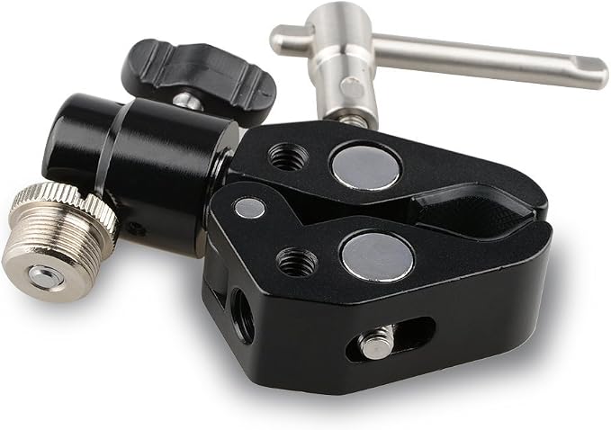 CAMVATE Crab Clamp Articulated 1/4 Mini Ball Head for Microphones - 1465 - Image 6