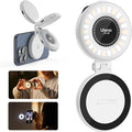 ULANZI Magnetic Selfie Light White, LED Fill Light Compatible with Magsafe, LED Selfie Ring Light Included Sticky Ring for Phones, for Selfies/Photography/TikTok/Zoom Calls/Video Recording by ulanzi