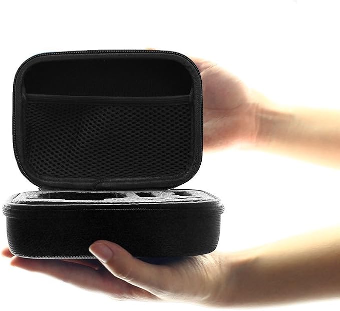 Small Carrying Case Compatible with Gopro Hero 13 12 11 9 8/AKASO EK7000 Brave 4 Brave 7/DJI Osmo Action 5 Pro/ODDV/APEXCAM/Pro Xtreme Action Camera, EVA Storage Bag | Compatible with Gopro Hero 13 12 11 9 8/DJI Osmo Action 5 Pro/ODDV/APEXCAM/Pro Xtrem... - Image 3