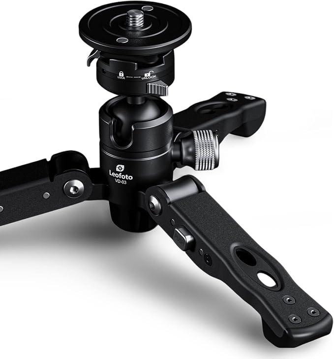LEOFOTO Flip Lock Pro Video Camera Monopod with Tripod Stand MV-324C - Image 5