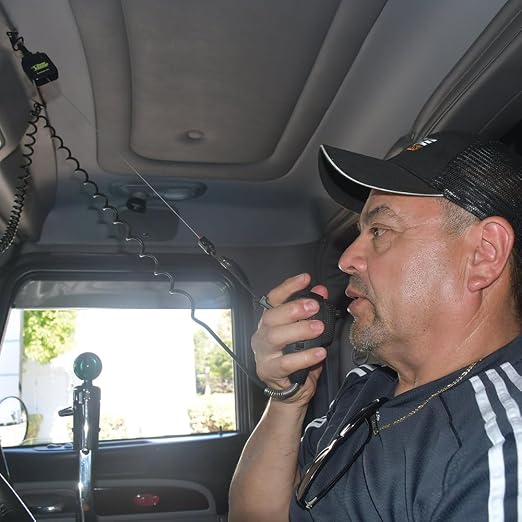 Gear Keeper CB Mic Keeper - Retractable Mic Holder for CB Radio (RT3-4112) | USA made heavy duty locking CB mic holder retractable, snap clip, lanyard & hardware included, 42" reach, 12oz retraction - Image 3