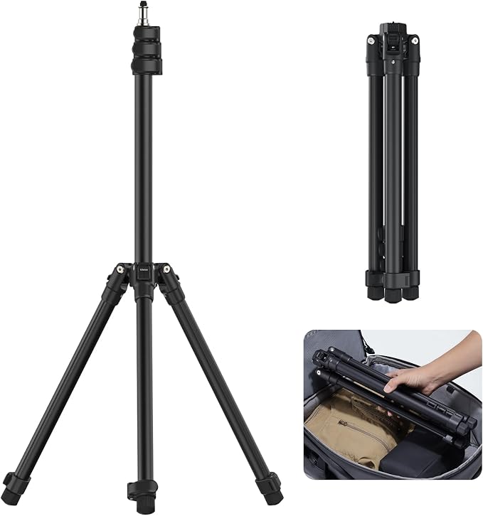 ULANZI Black Aluminum Light Stand, 6.32ft Extendable Tripod for Strobe Lights, Webcams, Cameras & Softboxes by ulanzi