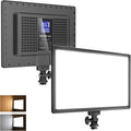 NEEWER Basics 13" LED Video Light Panel, 20W Ultra Thin Bi Color, NL-192B | Dimmable DSLR Camera Soft Key Lighting for Streaming, Photo Studio Photography, Podcast Recording, 8000mAh, 3200-5600K CRI97+ by Neewer