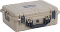MEIJIA All Weather IP67 Waterproof Hard Camera Case,Hard Protective Case,Hard Case with Customizable Foam,Fit Use of Drones,Camera,Equipments,Pistols(Desert Tan,19.78x15.77x7.41inches) by MEIJIA