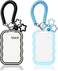 2 Pack Cute Photocard Holder Keychain,Kpop Photo Card Holder | Creative Photo Protector Keychain Accessories for Bus Card, Daily Display & Travel Decorations Gifts by Unknown