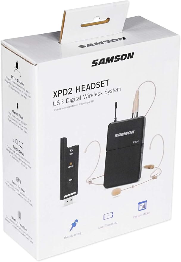 SAMSON XPD2 Headset USB Wireless System - Image 5