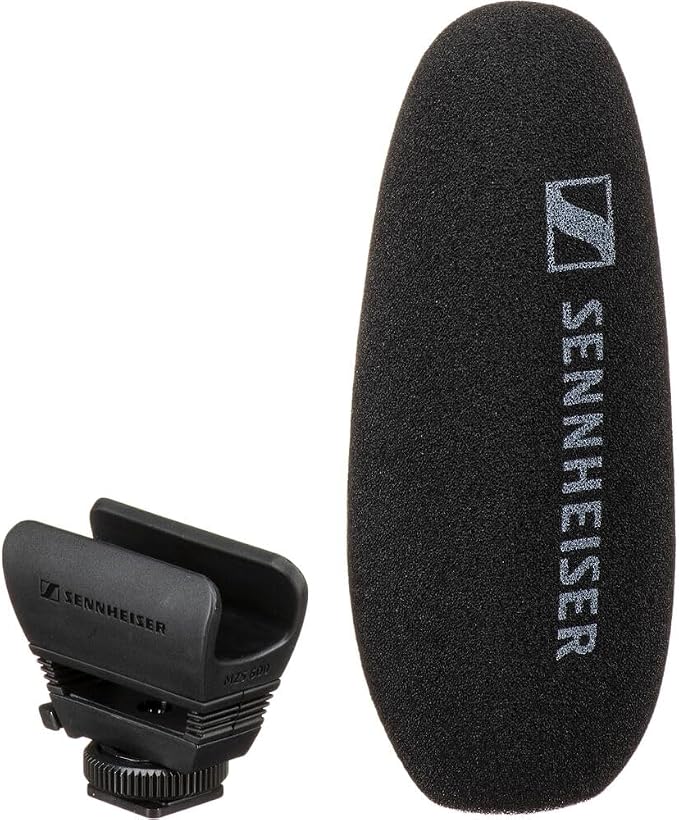 Sennheiser MKE 600 Shotgun Microphone Bundled with Universal Shockmount + Windshield for Shotgun Microphones + 20-Feet XLR Microphone Cable + Cleaning Cloth (5 Items) - Image 5