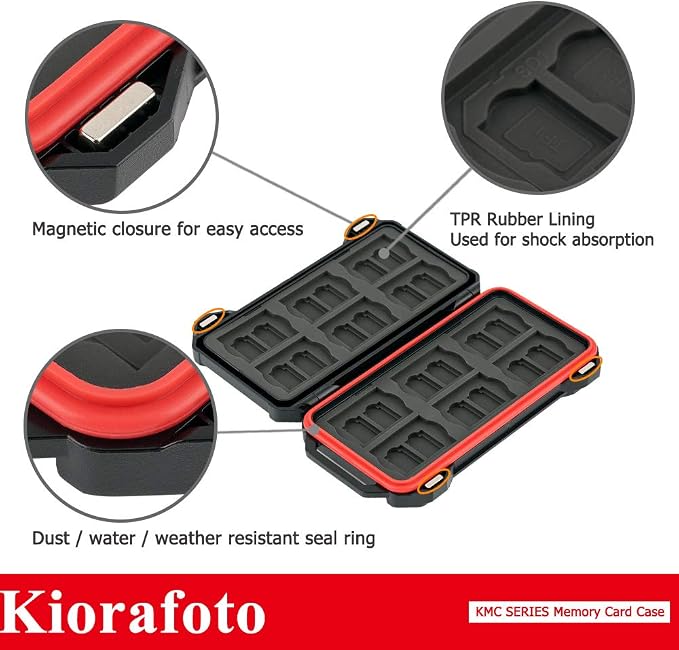 [12 SD + 24 TF] 36 Slots Magnetic Closure Memory Card Case Holder Organizer Keeper for Camera SD SDHC SDXC MSD MicroSD MicroSDXC MicroSDHC TF & Huawei Smartphone Nano SIM NM Nano Memory Cards Storage - Image 5